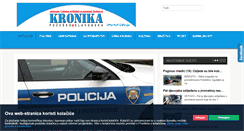 Desktop Screenshot of pozeska-kronika.hr
